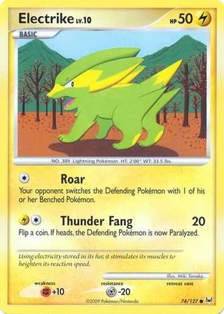 Electrike 74 127 Common Platinum Base Set Singles Electrike 74 127 Common Platinum Base Set Singles