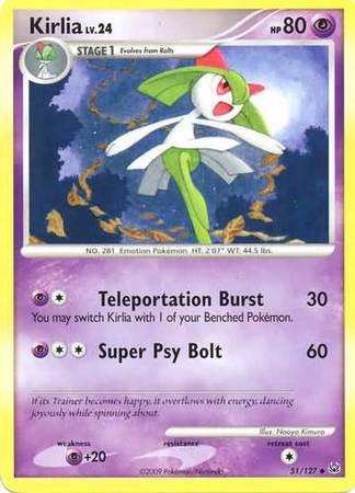 Kirlia 51 127 Uncommon Platinum Base Set Singles Kirlia 51 127 Uncommon Platinum Base Set Singles