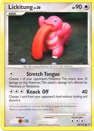 Lickitung 80 127 Common Platinum Base Set Singles Lickitung 80 127 Common Platinum Base Set Singles