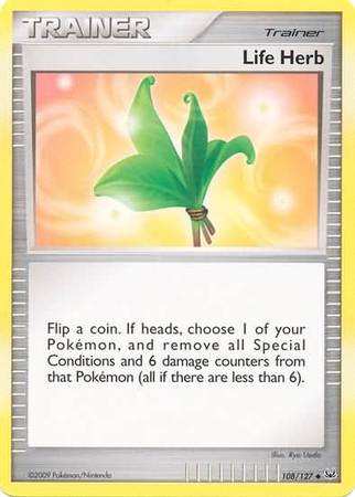 Life Herb 108 127 Uncommon Platinum Base Set Singles Life Herb 108 127 Uncommon Platinum Base Set Singles