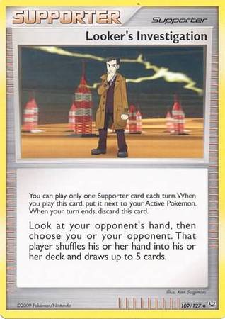 Looker s Investigation 109 127 Uncommon Platinum Base Set Singles Looker s Investigation 109 127 Uncommon Platinum Base Set Singles