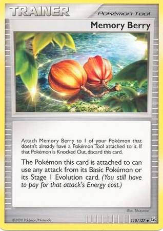 Memory Berry 110 127 Uncommon Platinum Base Set Singles Memory Berry 110 127 Uncommon Platinum Base Set Singles