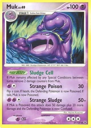 Muk 57 127 Uncommon Platinum Base Set Singles Muk 57 127 Uncommon Platinum Base Set Singles