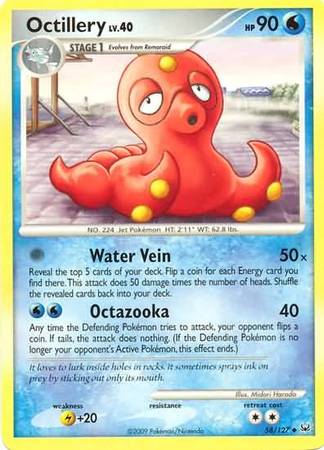 Octillery 58 127 Uncommon Platinum Base Set Singles Octillery 58 127 Uncommon Platinum Base Set Singles