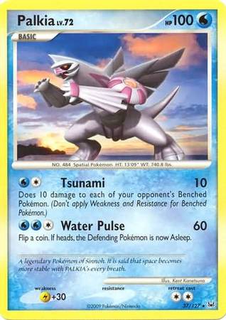 Palkia [G] - 12/127 - Holo Rare - Reverse Holo - Pokemon Singles » Platinum  - CoreTCG