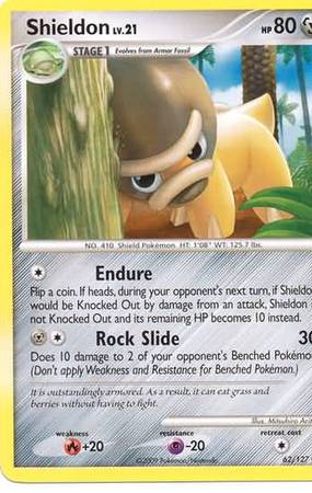 Shieldon 62 127 Uncommon Platinum Base Set Singles Shieldon 62 127 Uncommon Platinum Base Set Singles