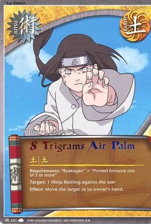 8 Trigrams Air Palm 421 Rare Naruto A New Chronicle 8 Trigrams Air Palm 421 Rare Naruto A New Chronicle