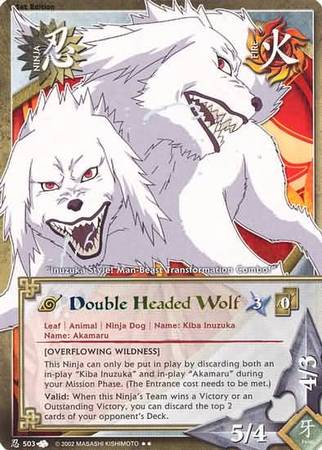 Double Headed Wolf 503 Rare Naruto A New Chronicle Double Headed Wolf 503 Rare Naruto A New Chronicle