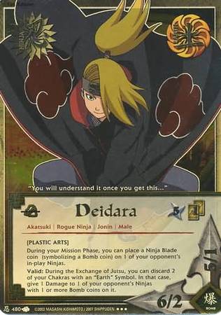 Deidara Plastic Arts 480 Super Rare Deidara Plastic Arts 480 Super Rare