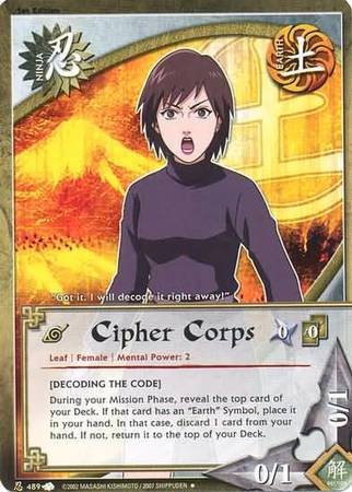 Cipher Corps 489 Uncommon Cipher Corps 489 Uncommon