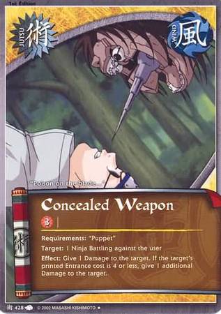 Concealed Weapon 428 Uncommon Concealed Weapon 428 Uncommon