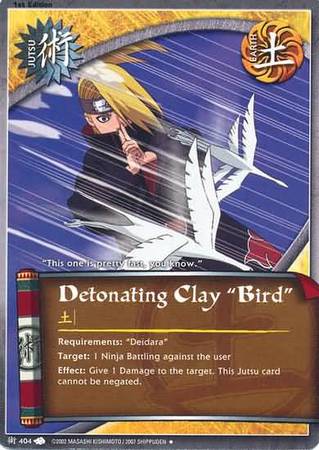 Detonating Clay Bird 404 Uncommon Naruto A New Chronicle Detonating Clay Bird 404 Uncommon Naruto A New Chronicle