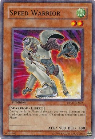 Speed Warrior DP08 EN002 Common 1st Edition Speed Warrior DP08 EN002 Common 1st Edition