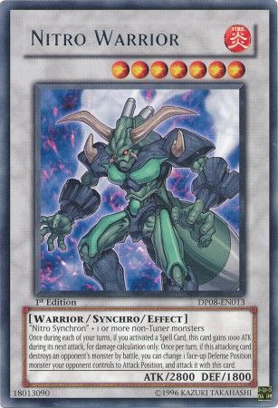 Nitro Warrior DP08 EN013 Rare 1st Edition Nitro Warrior DP08 EN013 Rare 1st Edition
