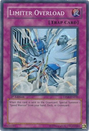 Limiter Overload DP08 EN030 Super Rare 1st Edition Limiter Overload DP08 EN030 Super Rare 1st Edition