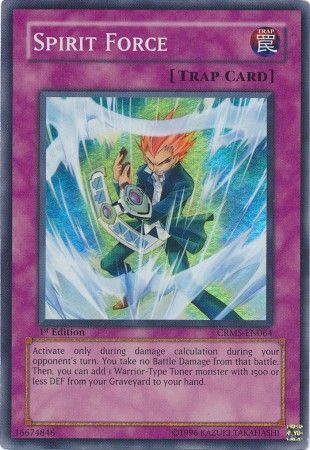 Spirit Force CRMS EN064 Super Rare 1st Edition Crimson Crisis CRMS 1st Edition Singles Spirit Force CRMS EN064 Super Rare 1st Edition Crimson Crisis CRMS 1st Edition Singles