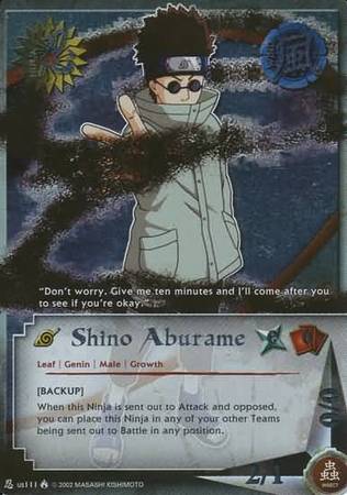 Shino Aburame us111 Foil Platinum Letter Promo Naruto CCG Promos Shino Aburame us111 Foil Platinum Letter Promo Naruto CCG Promos