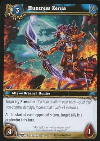 Huntress Xenia 109 208 Common WoW Blood of Gladiators Huntress Xenia 109 208 Common WoW Blood of Gladiators