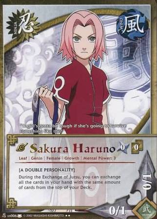 Sakura Haruno us006 Rare Collectors Tin Promo Sakura Haruno us006 Rare Collectors Tin Promo