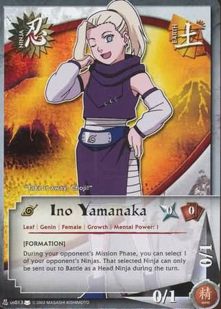 Ino Yamanaka us013 Common Collectors Tin Promo Ino Yamanaka us013 Common Collectors Tin Promo