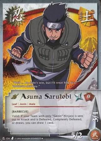Asuma Sarutobi 124 Uncommon Collectors Tin Promo Alternate Art Collector s Tin Asuma Sarutobi 124 Uncommon Collectors Tin Promo Alternate Art Collector s Tin