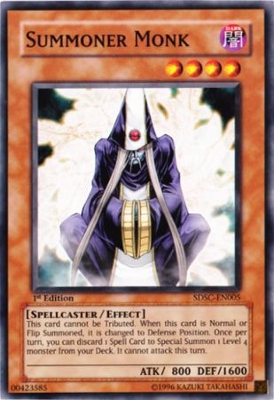 Summoner Monk SDSC EN005 Common 1st Edition Structure Deck Spellcaster s Command 1st Edition Singles Summoner Monk SDSC EN005 Common 1st Edition Structure Deck Spellcaster s Command 1st Edition Singles