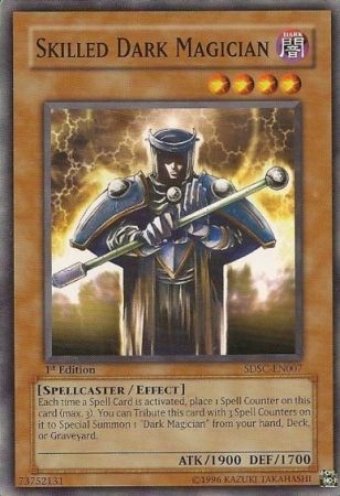 Skilled Dark Magician SDSC EN007 Common 1st Edition Structure Deck Spellcaster s Command 1st Edition Singles Skilled Dark Magician SDSC EN007 Common 1st Edition Structure Deck Spellcaster s Command 1st Edition Singles