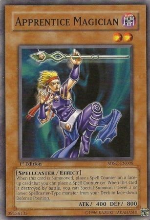 Apprentice Magician SDSC EN008 Common 1st Edition Structure Deck Spellcaster s Command 1st Edition Singles Apprentice Magician SDSC EN008 Common 1st Edition Structure Deck Spellcaster s Command 1st Edition Singles
