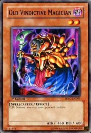 Old Vindictive Magician SDSC EN009 Common 1st Edition Structure Deck Spellcaster s Command 1st Edition Singles Old Vindictive Magician SDSC EN009 Common 1st Edition Structure Deck Spellcaster s Command 1st Edition Singles