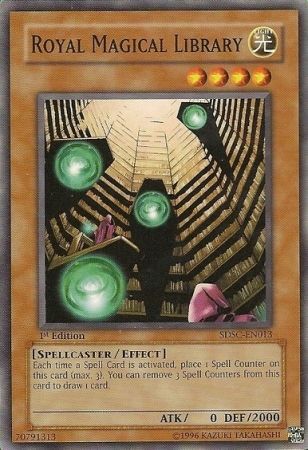 Royal Magical Library SDSC EN013 Common 1st Edition Structure Deck Spellcaster s Command 1st Edition Singles Royal Magical Library SDSC EN013 Common 1st Edition Structure Deck Spellcaster s Command 1st Edition Singles