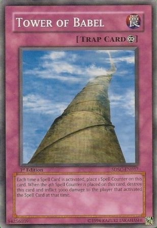 Tower of Babel SDSC EN037 Common 1st Edition Structure Deck Spellcaster s Command 1st Edition Singles Tower of Babel SDSC EN037 Common 1st Edition Structure Deck Spellcaster s Command 1st Edition Singles