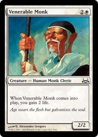 Venerable Monk Duel Decks Divine vs Demonic Singles Venerable Monk Duel Decks Divine vs Demonic Singles