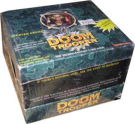 Doomtrooper Base Set Unlimited Edition Starter Box 10 Decks Target Games Doomtrooper Sealed Product Doomtrooper Base Set Unlimited Edition Starter Box 10 Decks Target Games Doomtrooper Sealed Product