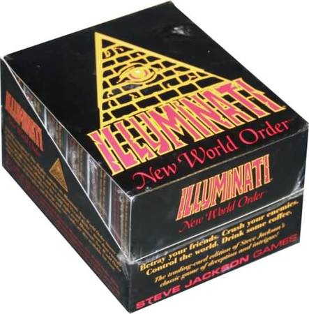 Illuminati Unlimited Edition Starter Box 12 Decks Steve Jackson Games Illuminati Sealed Product Illuminati Unlimited Edition Starter Box 12 Decks Steve Jackson Games Illuminati Sealed Product