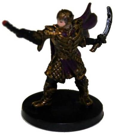 Male Half-Elf Fighter/Warlock #10/18 PHB Heroes Series 1 D&D Miniatures