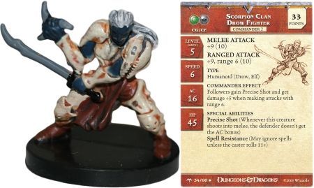 Scorpion Clan Drow Fighter Promo1 D D Miniatures D D Minis Promos Repaints Scorpion Clan Drow Fighter Promo1 D D Miniatures D D Minis Promos Repaints