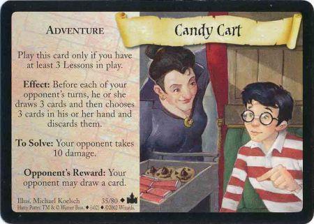Candy Cart 35 Uncommon Harry Potter Adventures at Hogwarts Singles Candy Cart 35 Uncommon Harry Potter Adventures at Hogwarts Singles