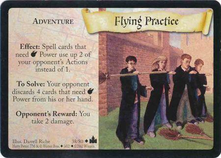 Flying Practice 38 Uncommon Harry Potter Adventures at Hogwarts Singles Flying Practice 38 Uncommon Harry Potter Adventures at Hogwarts Singles