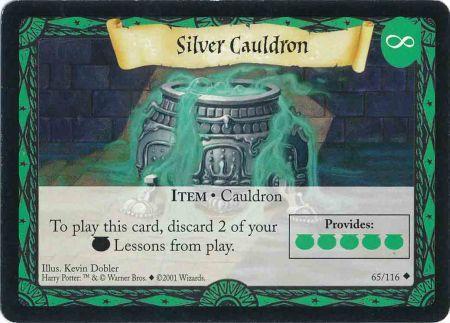 Silver Cauldron 65 Uncommon Harry Potter Base Set Singles Silver Cauldron 65 Uncommon Harry Potter Base Set Singles