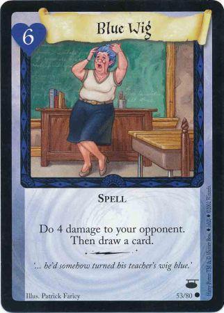 Blue Wig 53 Common Harry Potter Diagon Alley Singles Blue Wig 53 Common Harry Potter Diagon Alley Singles