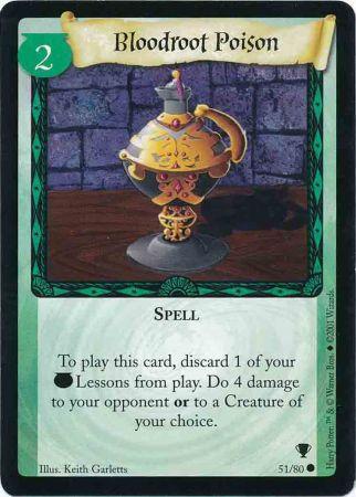 Bloodroot Poison 51 Common Harry Potter Quidditch Cup Singles Bloodroot Poison 51 Common Harry Potter Quidditch Cup Singles