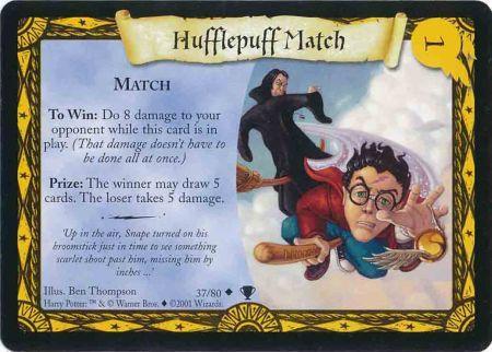 Hufflepuff Match 37 Uncommon Harry Potter Quidditch Cup Singles Hufflepuff Match 37 Uncommon Harry Potter Quidditch Cup Singles