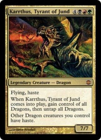 Karrthus Tyrant of Jund Alara Reborn Singles Karrthus Tyrant of Jund Alara Reborn Singles