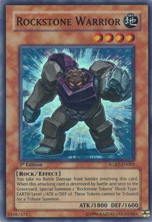 Rockstone Warrior RGBT EN001 Super Rare 1st Edition Raging Battles RGBT 1st Edition Singles Rockstone Warrior RGBT EN001 Super Rare 1st Edition Raging Battles RGBT 1st Edition Singles