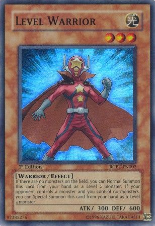 Level Warrior RGBT EN002 Super Rare 1st Edition Level Warrior RGBT EN002 Super Rare 1st Edition
