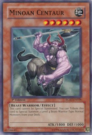 Minoan Centaur RGBT EN028 Common 1st Edition Raging Battles RGBT 1st Edition Singles Minoan Centaur RGBT EN028 Common 1st Edition Raging Battles RGBT 1st Edition Singles