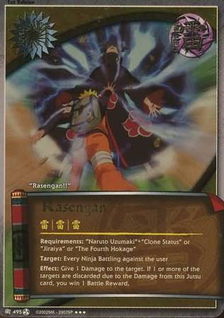Rasengan J 495 Super Rare Naruto Fateful Reunion Rasengan J 495 Super Rare Naruto Fateful Reunion
