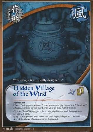 Hidden Village of the Wind M 436 Rare Hidden Village of the Wind M 436 Rare