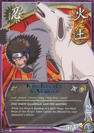 Kiba Inuzuka Akamaru N 574 Rare Naruto Fateful Reunion Kiba Inuzuka Akamaru N 574 Rare Naruto Fateful Reunion