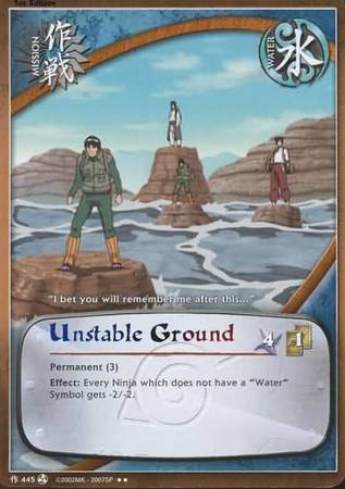 Unstable Ground M 445 Rare Naruto Fateful Reunion Unstable Ground M 445 Rare Naruto Fateful Reunion